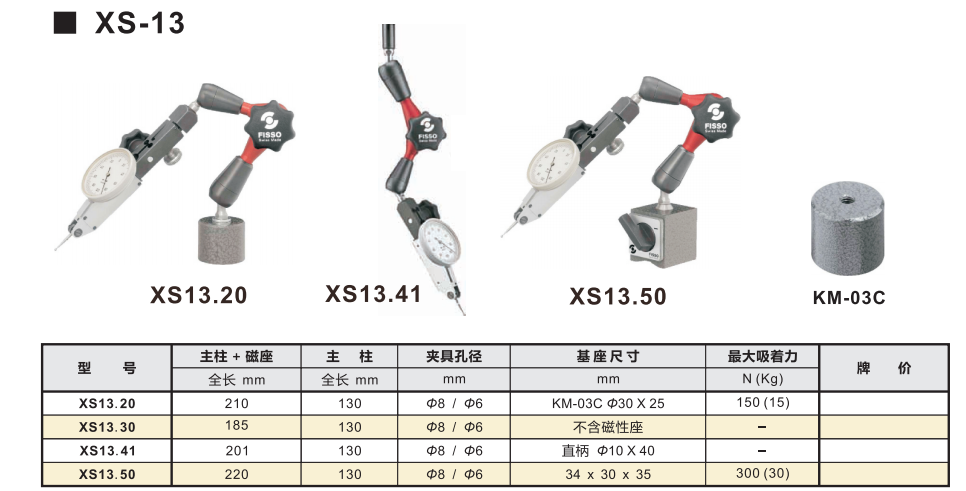 FISSO萬(wàn)向磁性座STRATO系列